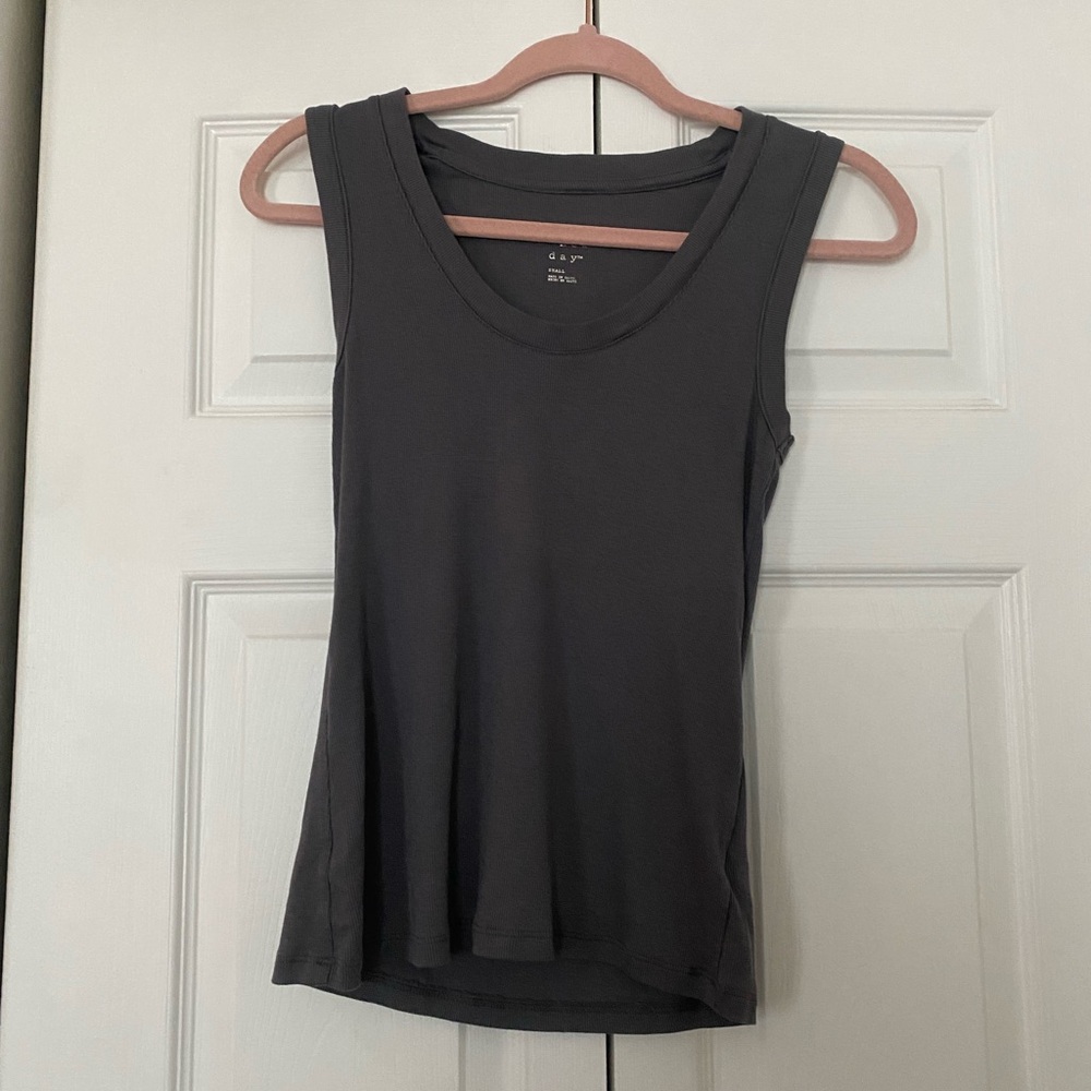 a new day Charcoal Tank Top